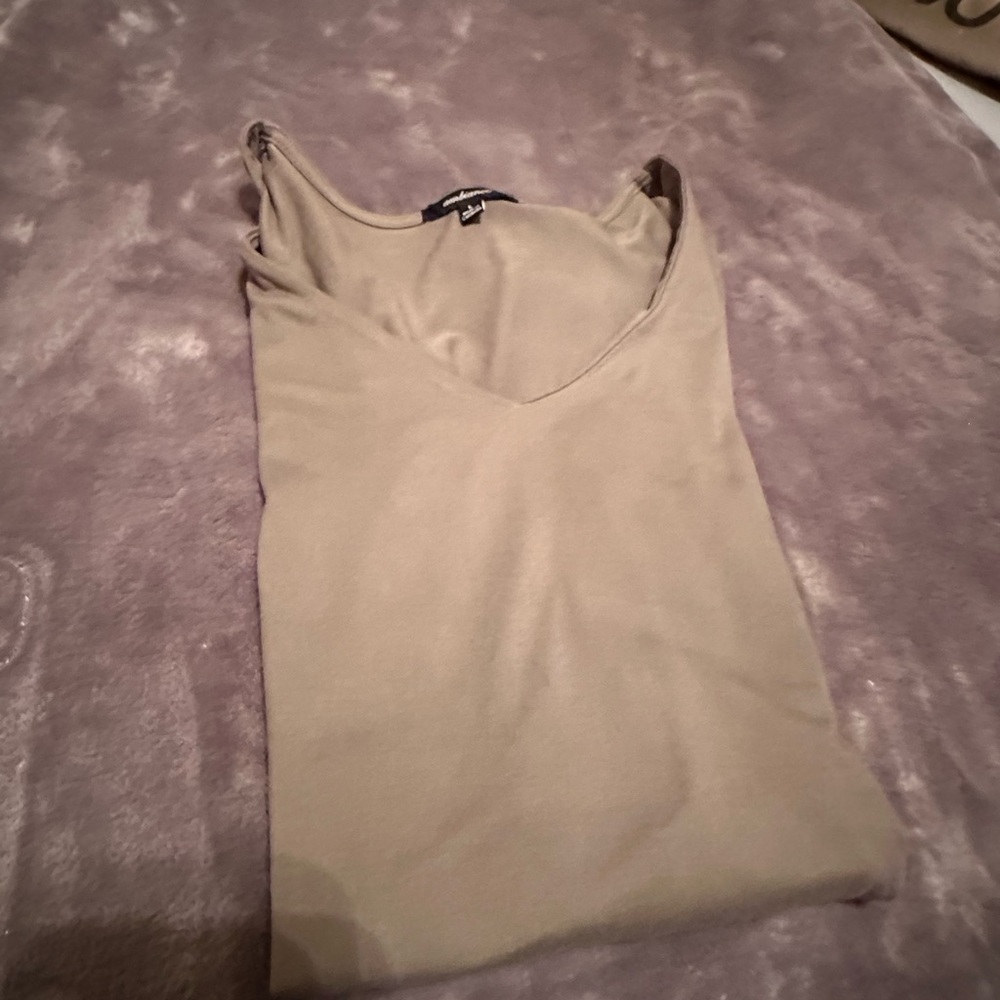 Windsor Neutral V-Neck Camisole in Taupe